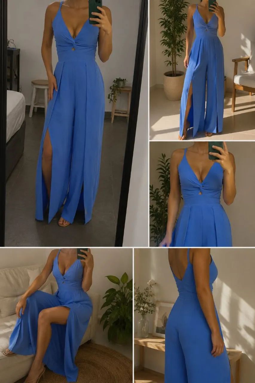 Macacão azul 