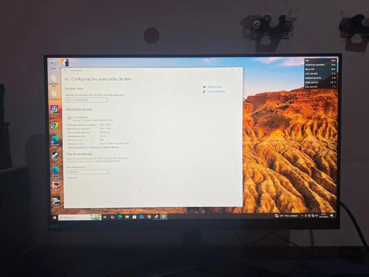 Monitor LG ultragear 180 hz 24p ips - Foto 2