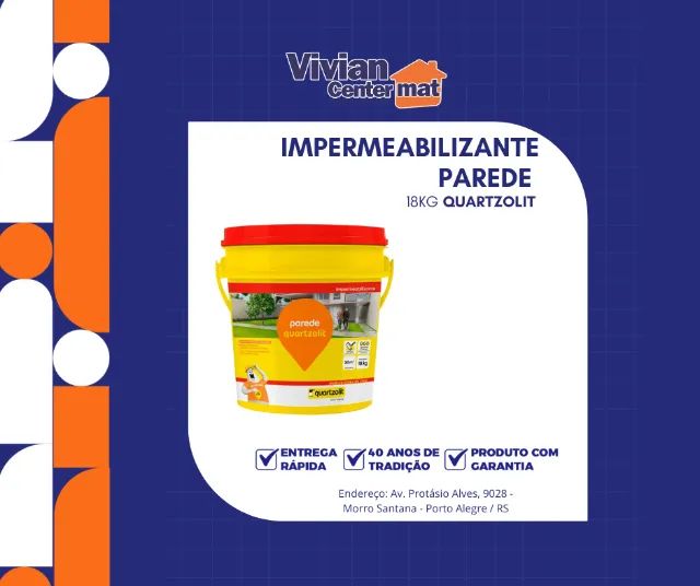 Impermeabilizante de parede 18kg Quartzolit