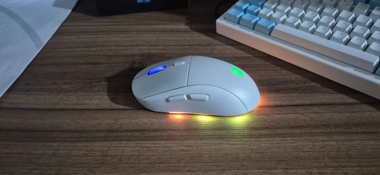 Mouse eweadn g301 com argb e com dpi (branco) - Foto 2