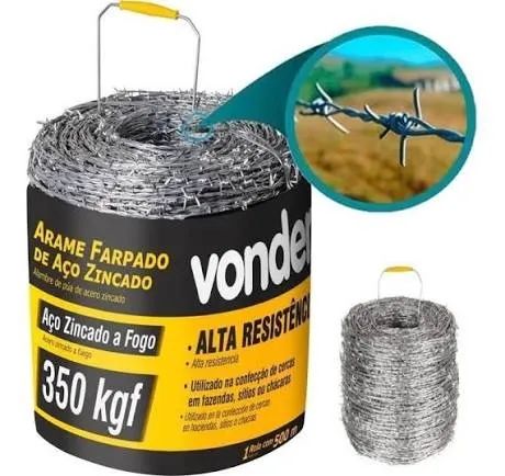 Arame farpado Vonder 100m 250m 500m - Foto 2