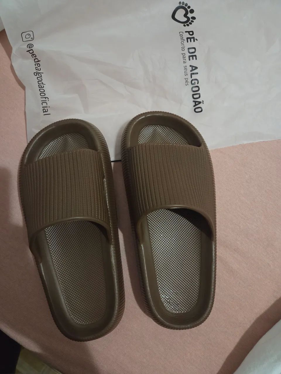 Chinelo pé de algodão 
