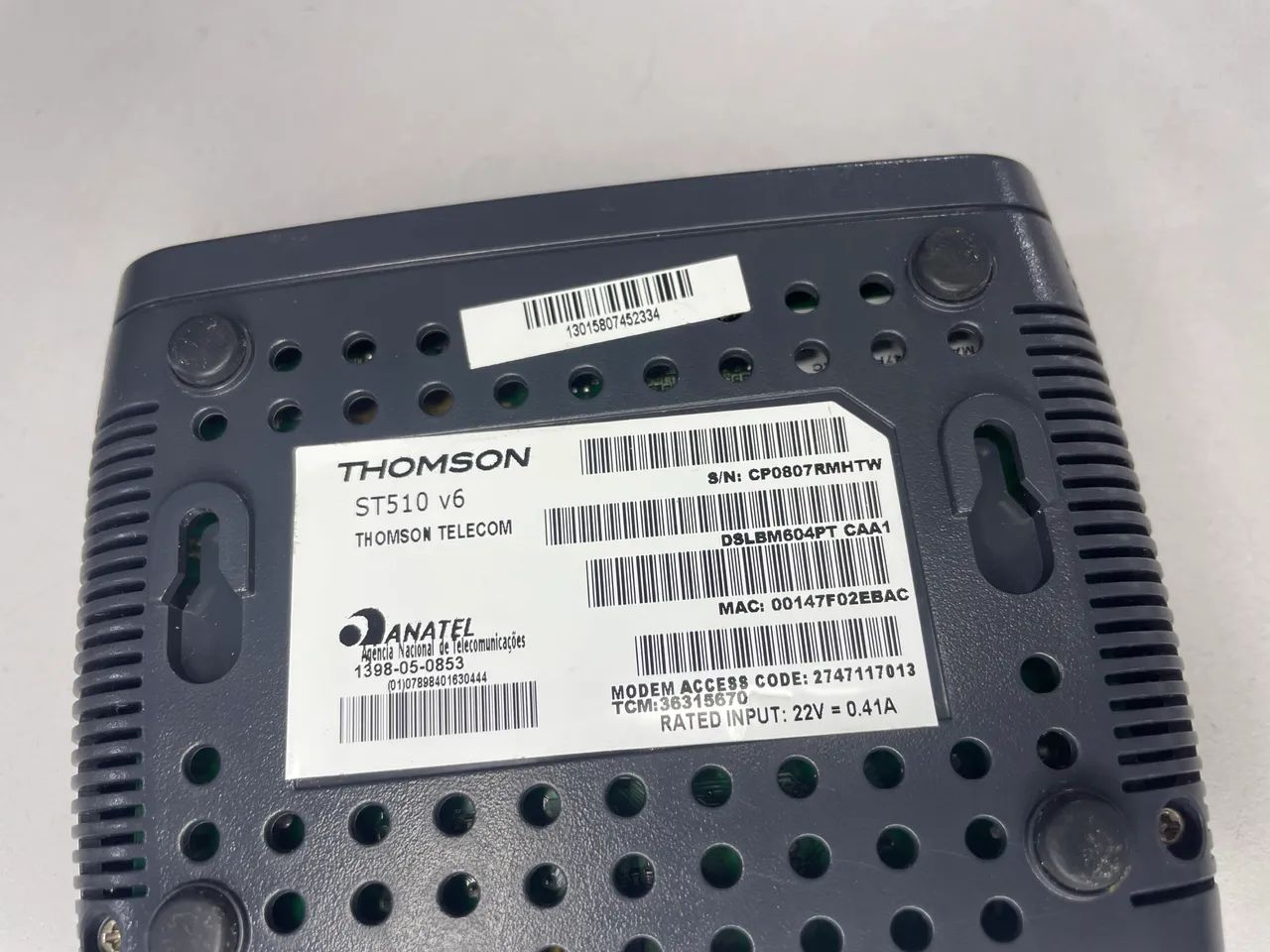 Roteador de Internet ADSL Thomson SpeedTouch  - Foto 4