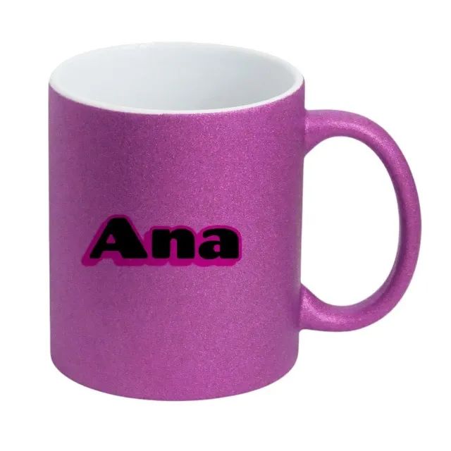 Caneca Glitter Personalizada