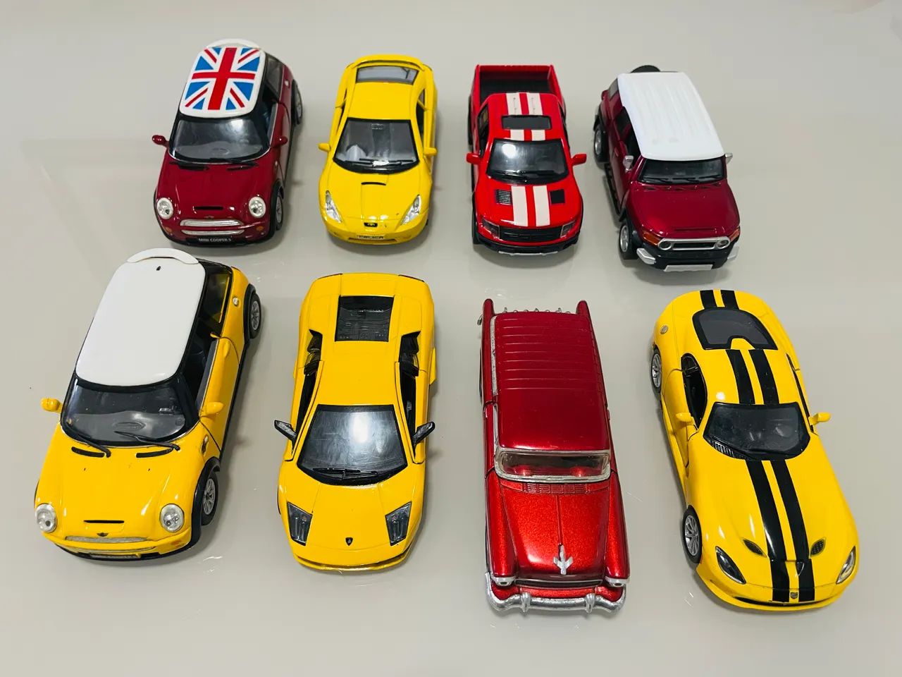 LEIA O ANÚNCIO - Miniatura Metal Toyota/Ford/Chrysler/Lamborghini/Chevy/Mini Cooper/