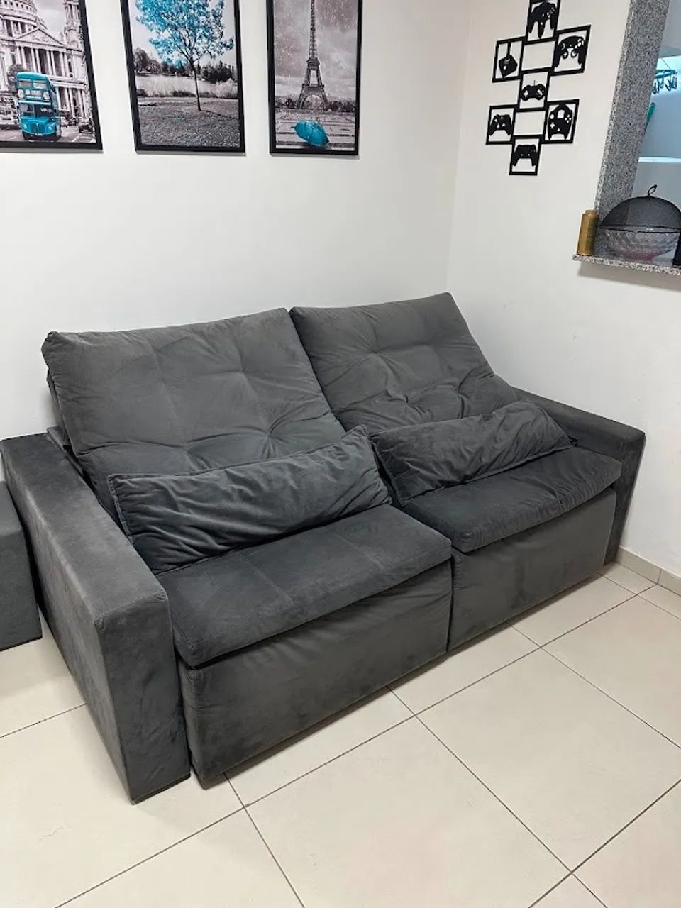 Sof á retrátil e reclinável - Foto 2