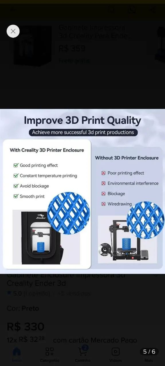 Large and Medium 3D Printer Enclosure Sold Separately454806504420812802