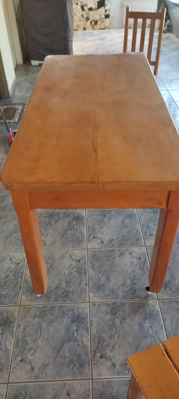 Mesa madeira 6 lugares 