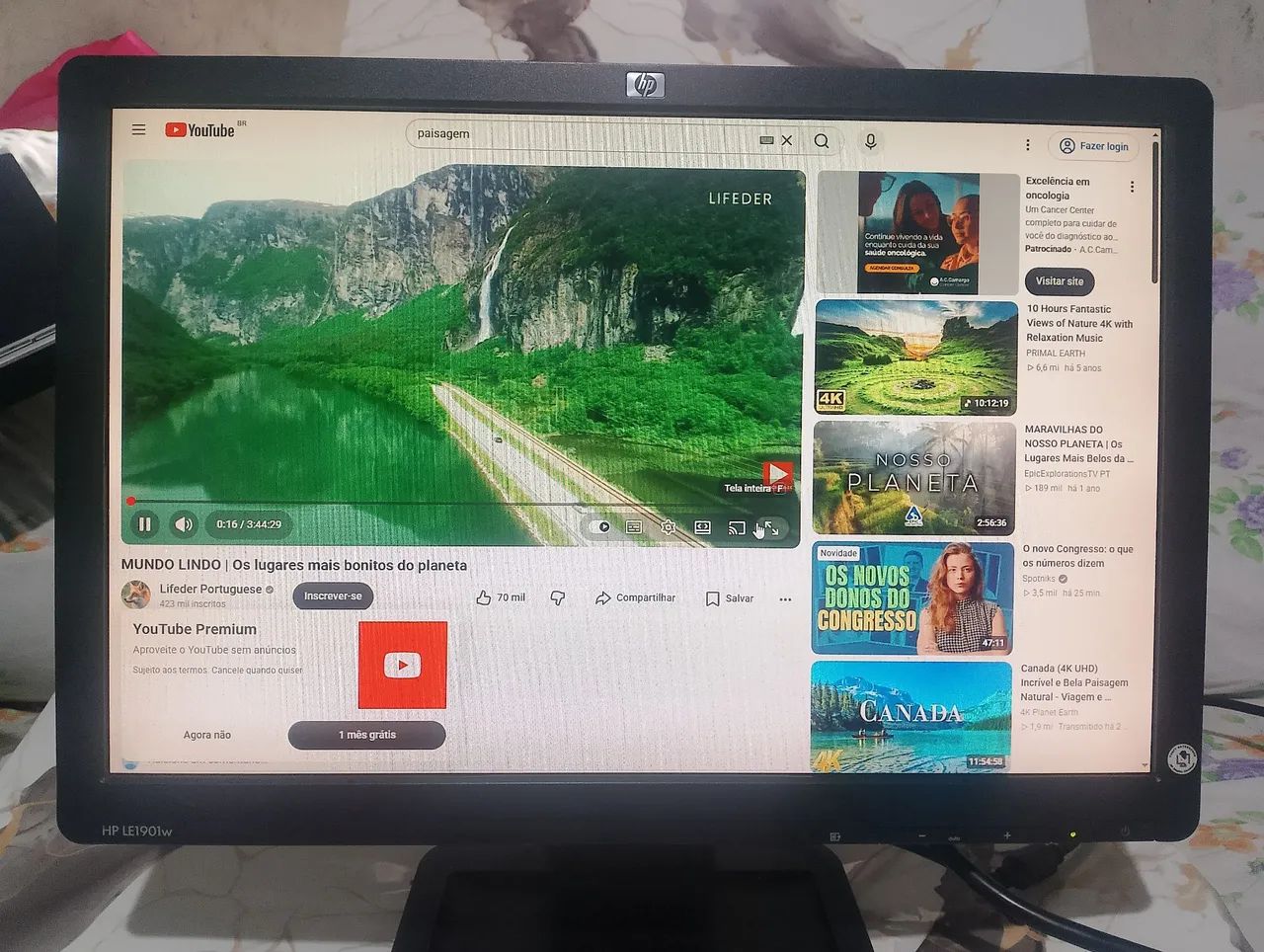 Monitor Hp 19 polegada VGA  - Foto 2