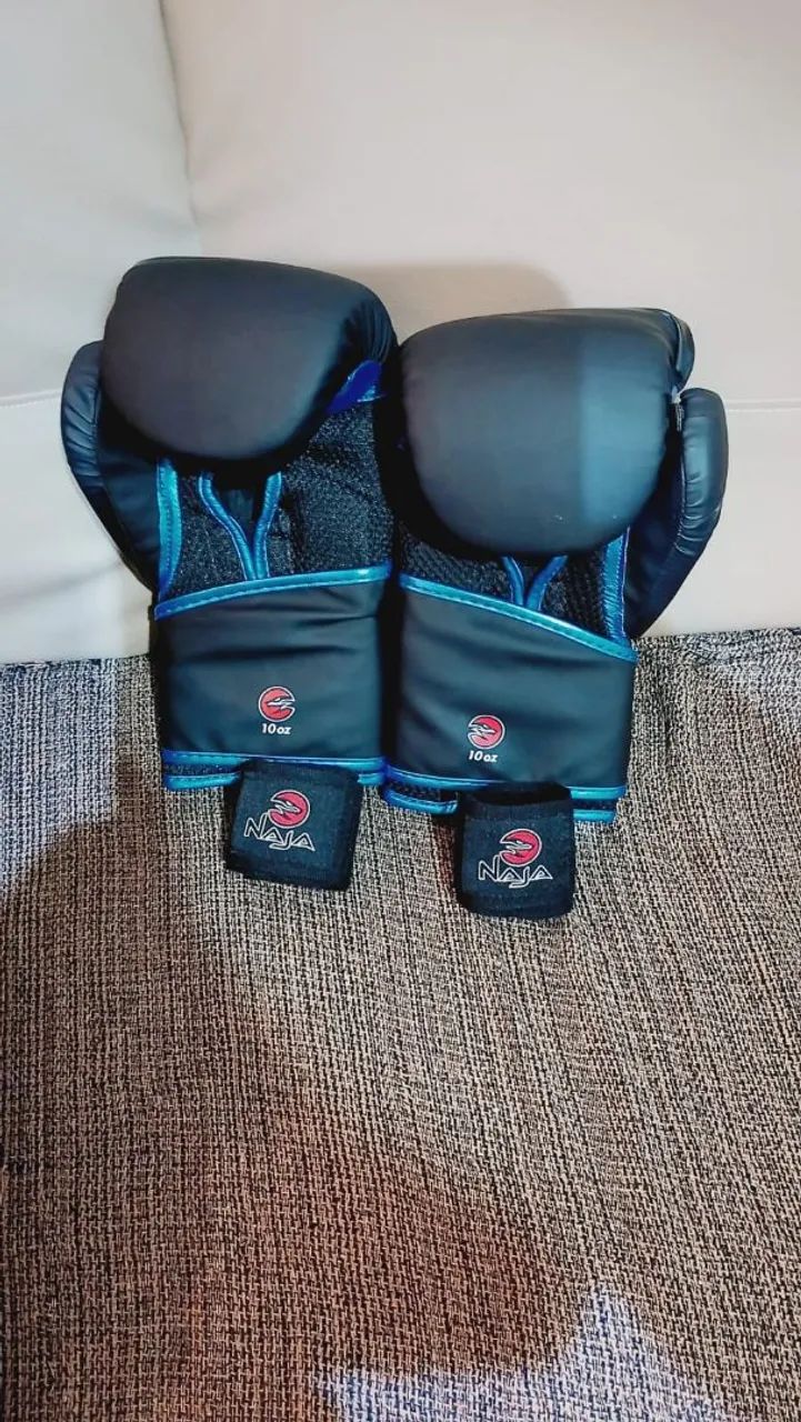 Luvas de boxe e muay thai naja 10 oz - Foto 4