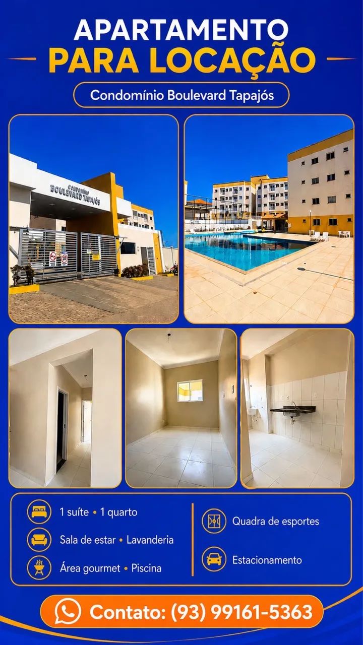 Apartamento no Condomínio Boulevard