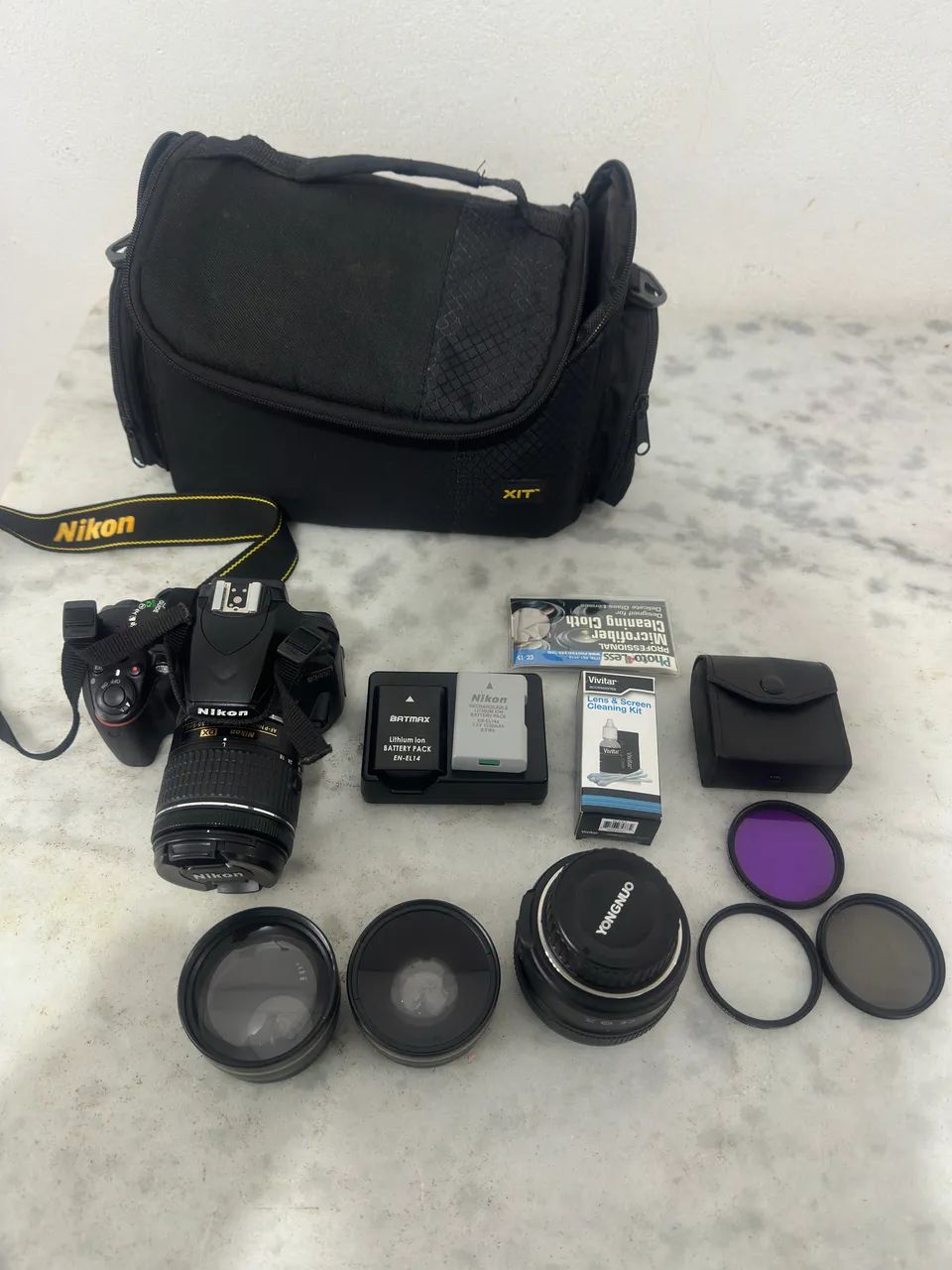 Câmera Nikon - D3400 - 2 Lentes + Acessórios - Foto 2