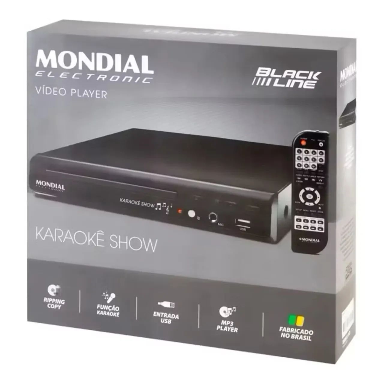 DVD Player e karaokê  Mondial 