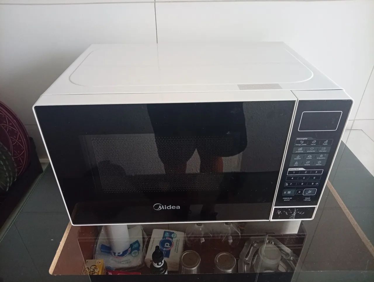 Microondas Mideia 20L branco - Foto 3