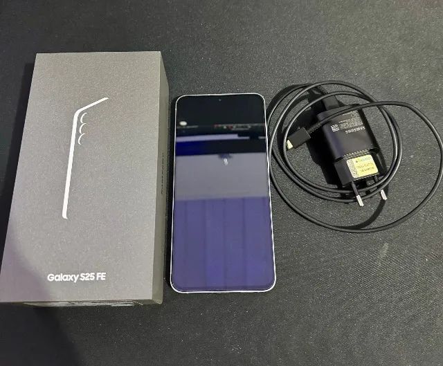 Celular S25FE 1 mês de uso. Zerado. Nota Fiscal e Acessórios. - Foto 2