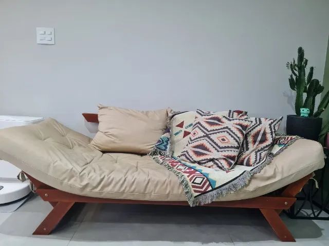Sofá cama reclinável Japão Futon impermeável 