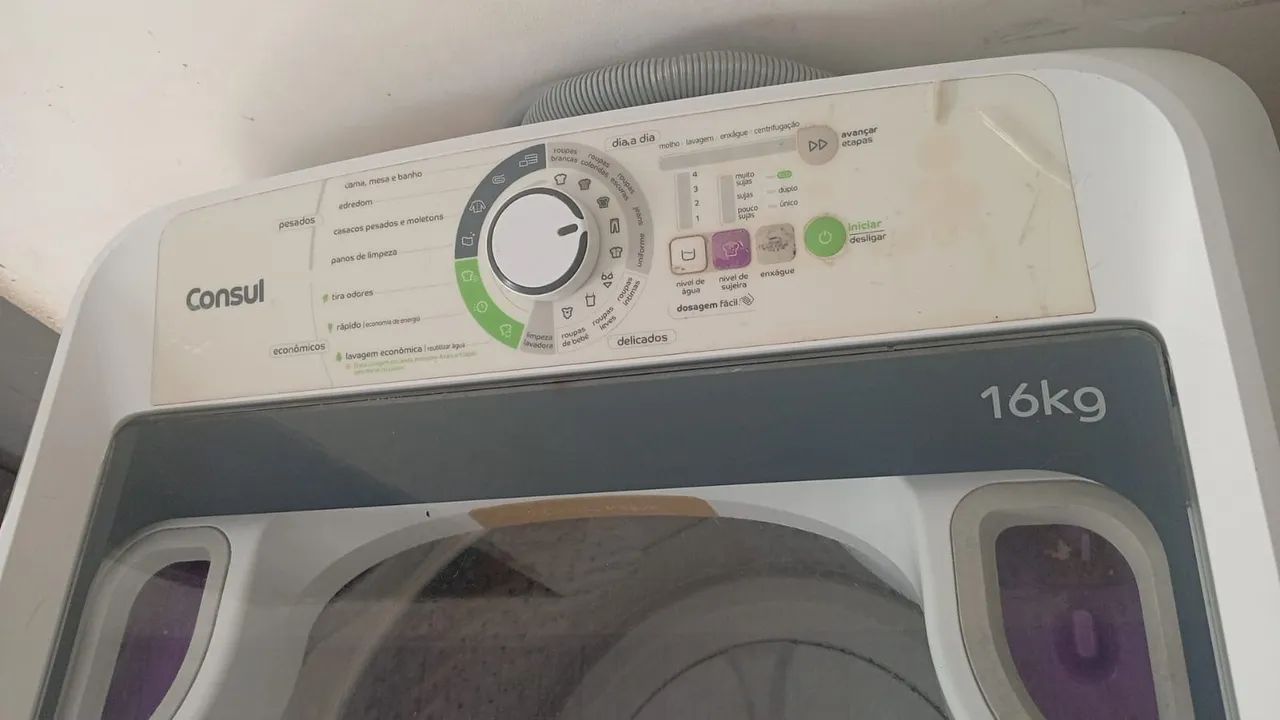 Máquina de lavar roupas 16 kg