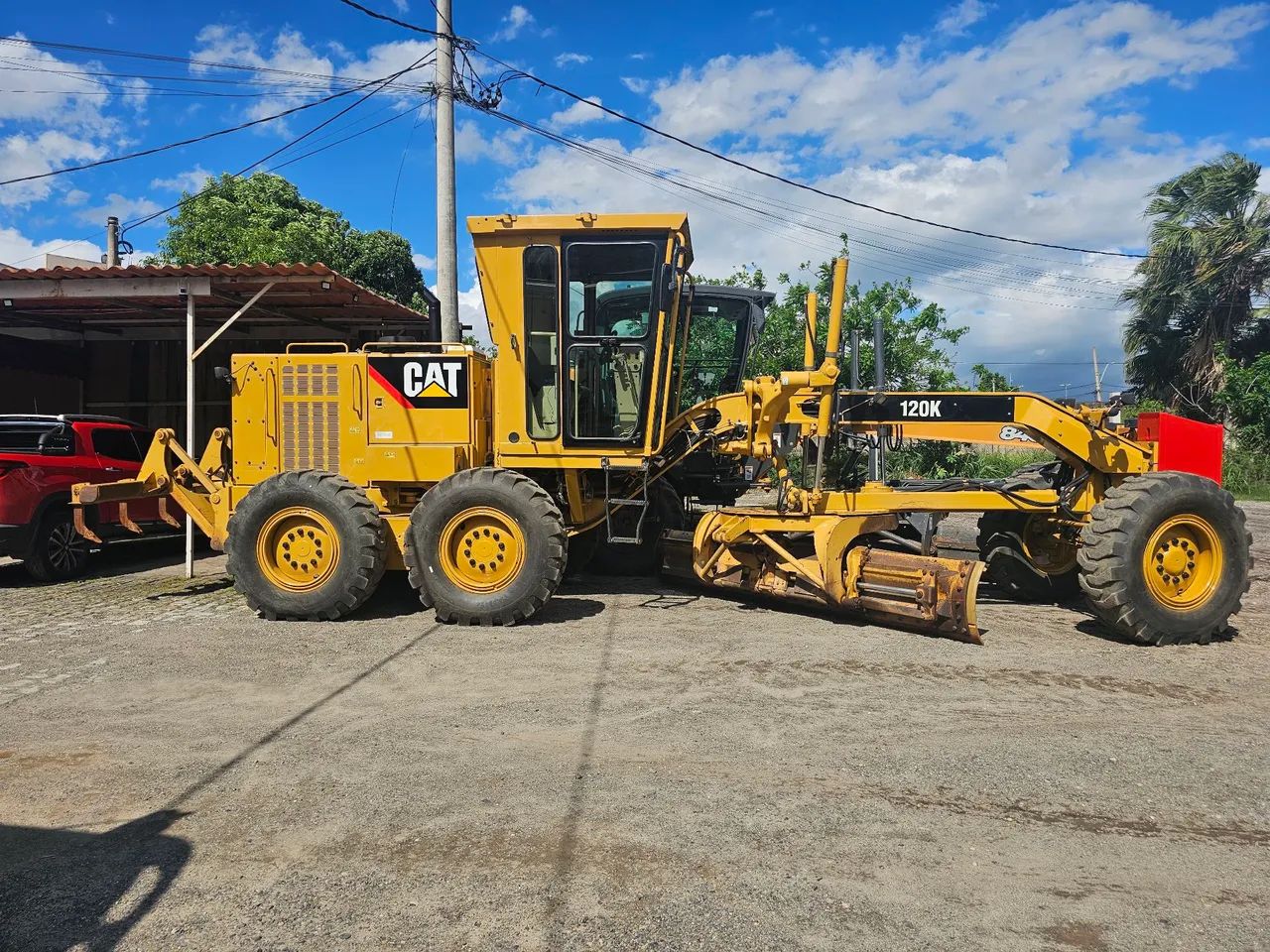 patrol motoniveladora caterpillar cat 120k 120h 12k ano 2013