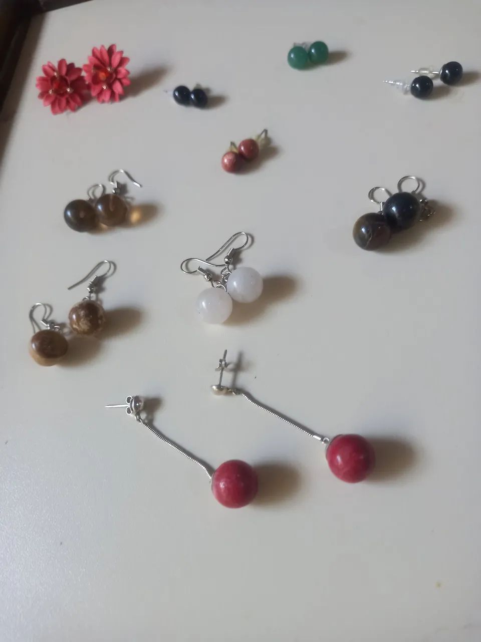 Brinco pedra natural - Foto 3