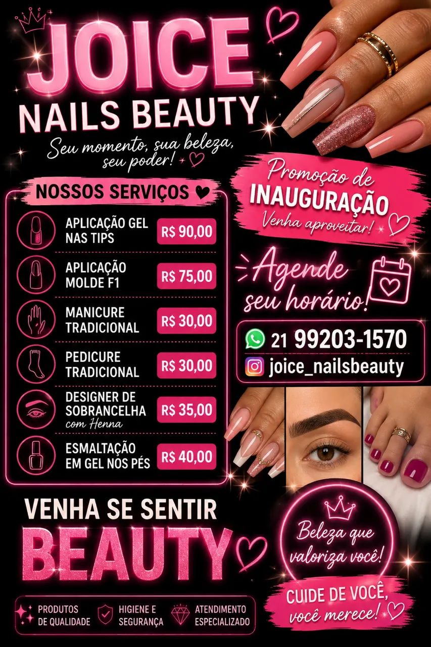 Alongamento de unhas 