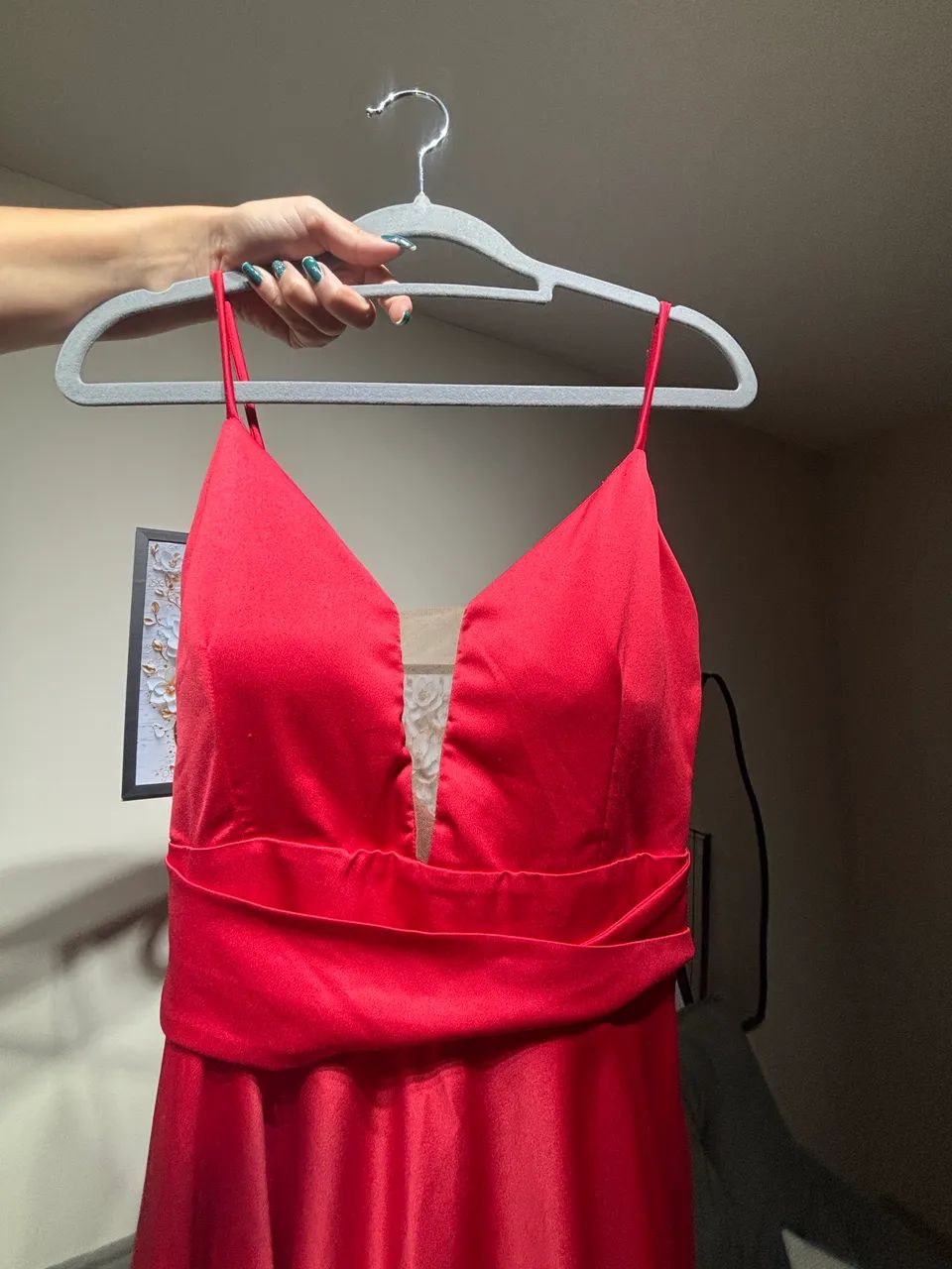 Vestido longo vermelho - Foto 2
