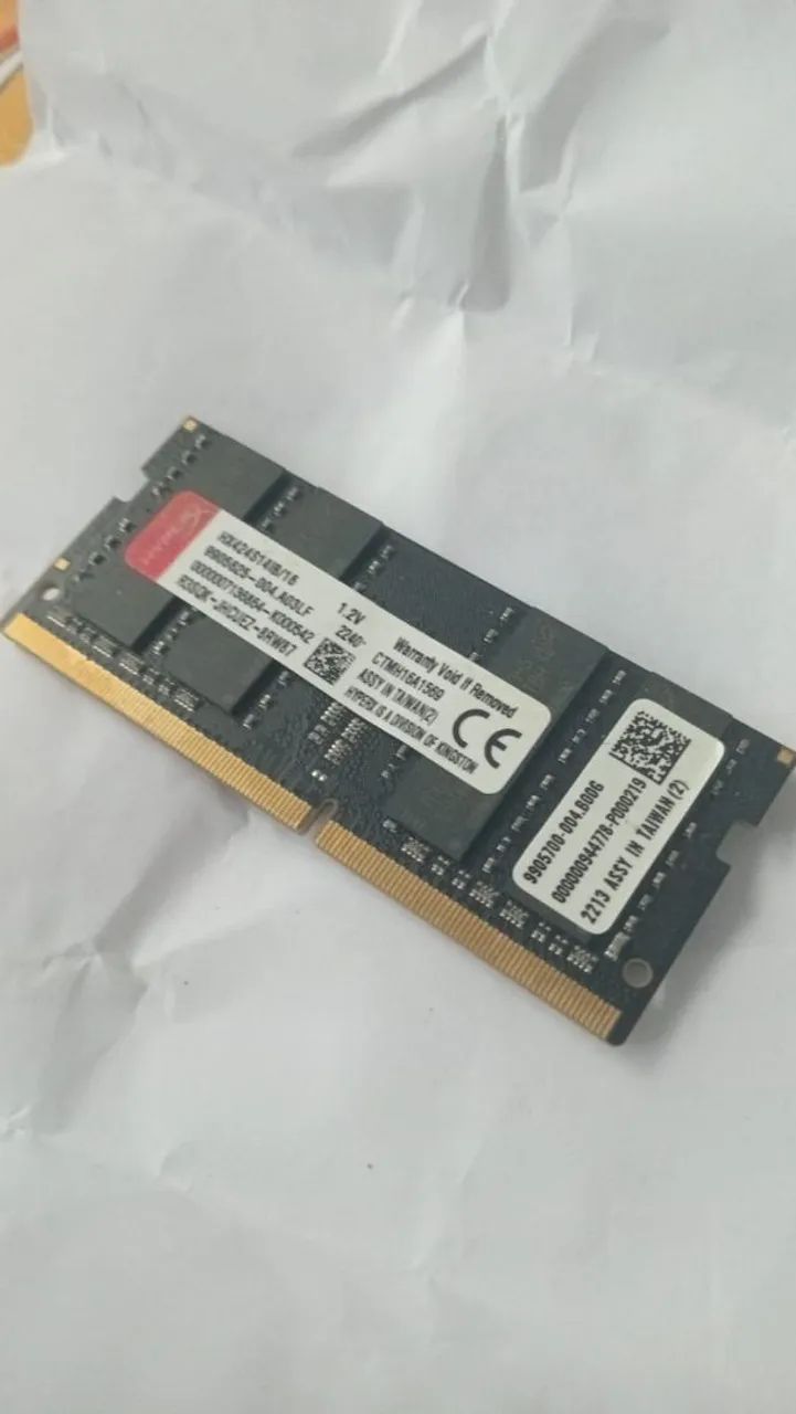 Memória ddr4 16gb Hyper X - Foto 3