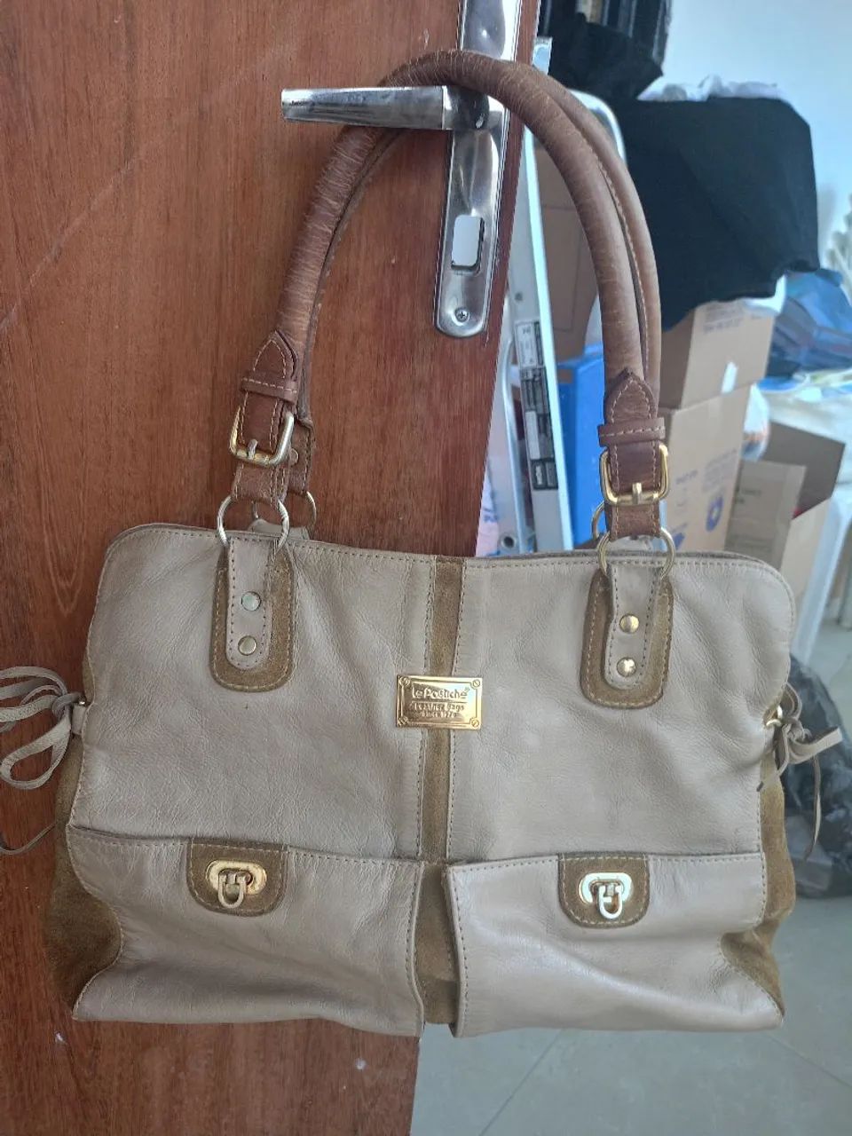 Vendo bolsas de couro legítimo - Foto 5
