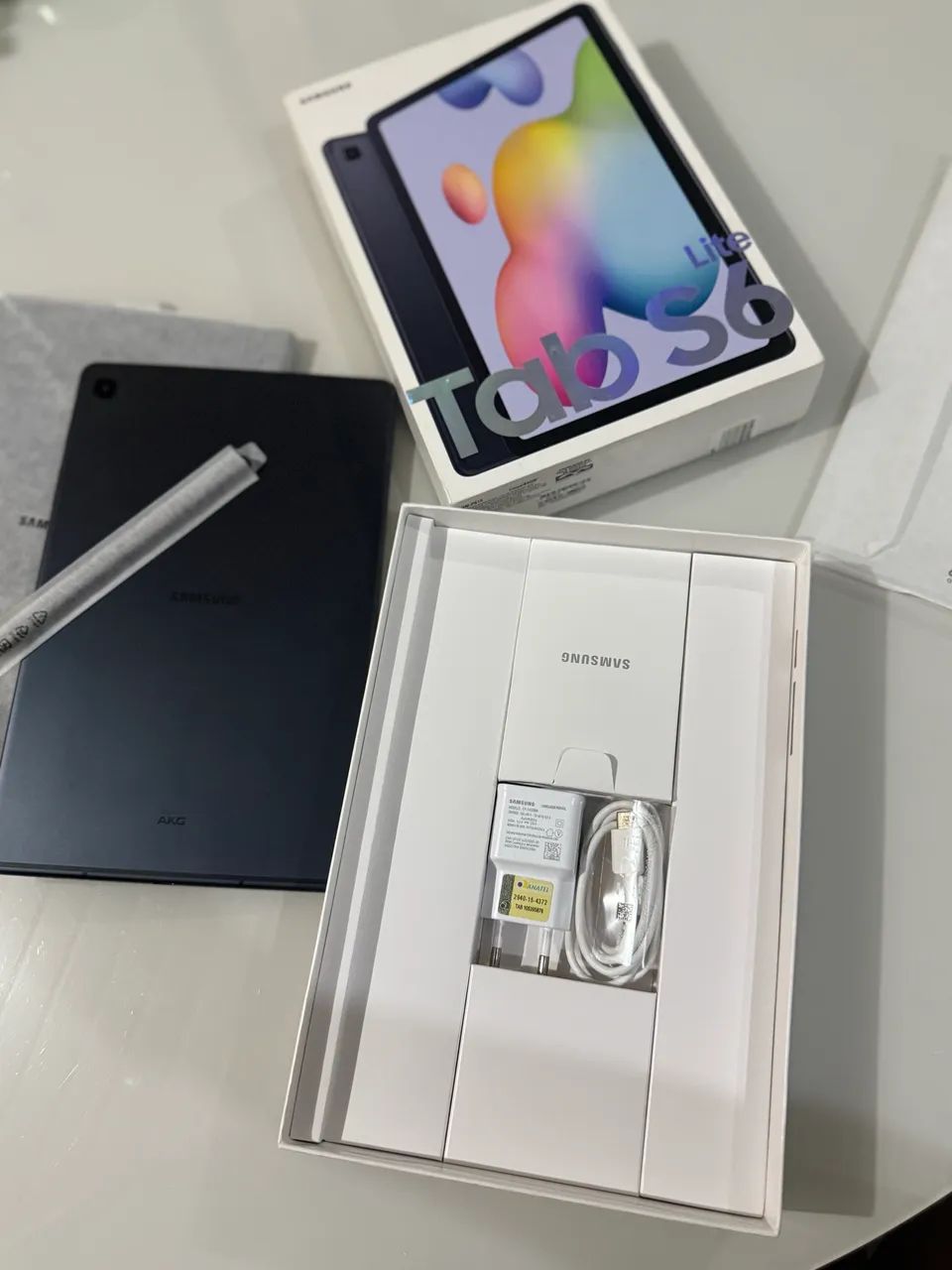 Tab S6 lite 64GB, pega chip completo na caixa e acessórios  - Foto 5
