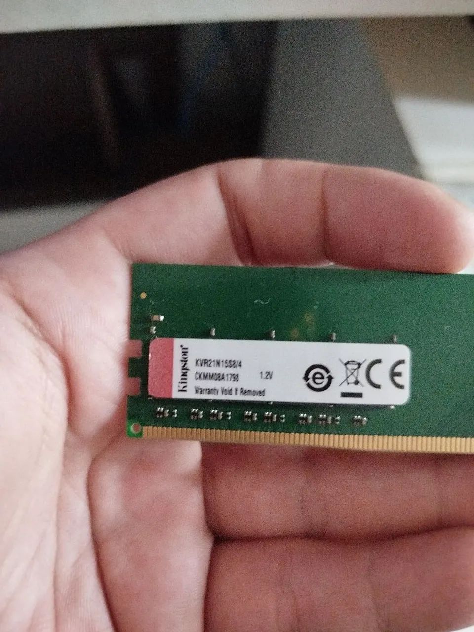 Memória ram DDR4, 4 gb, Kingston  - Foto 2