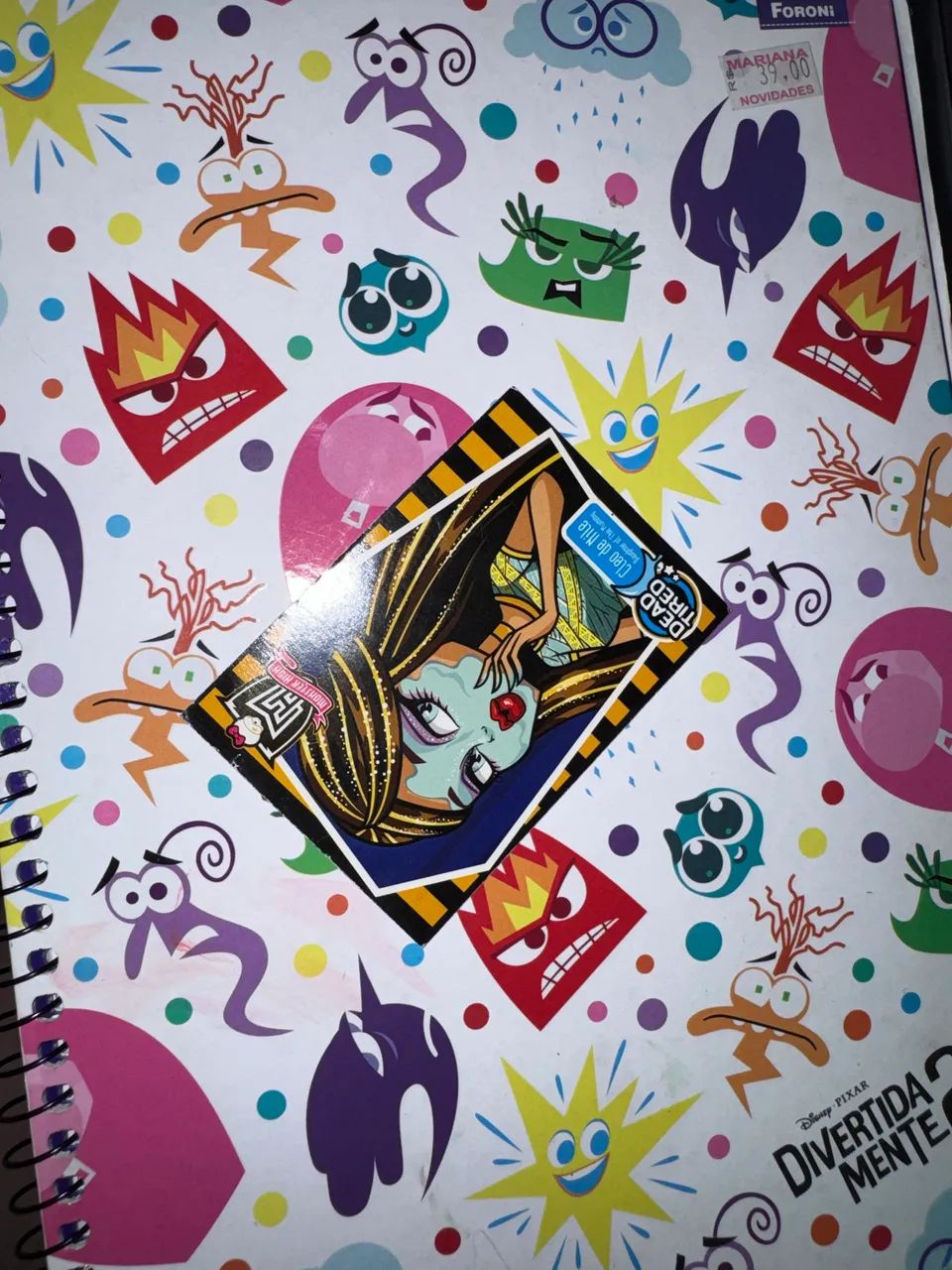 Monster high card Cleo dead tired