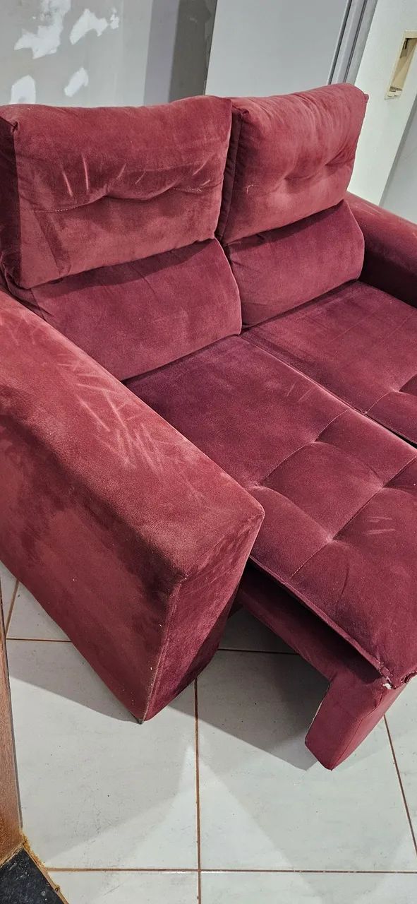 Vende - Se Sofá Retratil 2 Lugares Feito Higienização E Lavagem A Seco ! - Foto 5