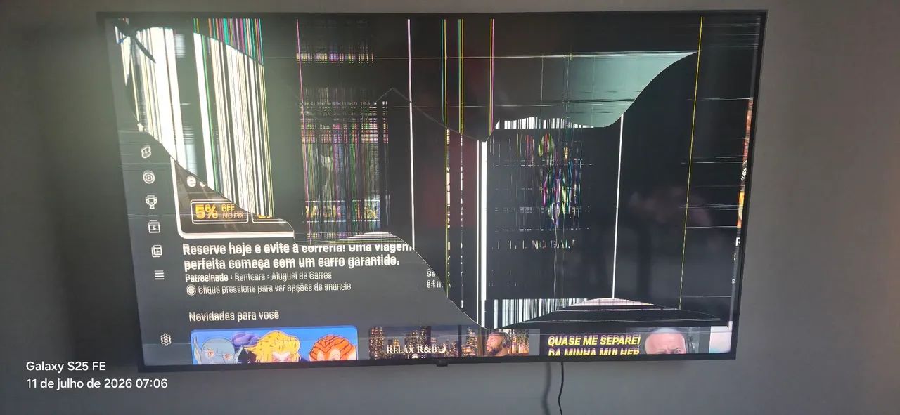 Tv LG 55" com defeito - Foto 2