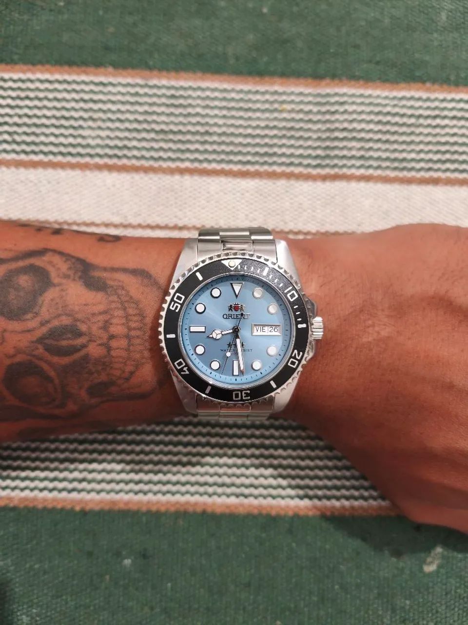 Orient submariner azul celeste  - Foto 2