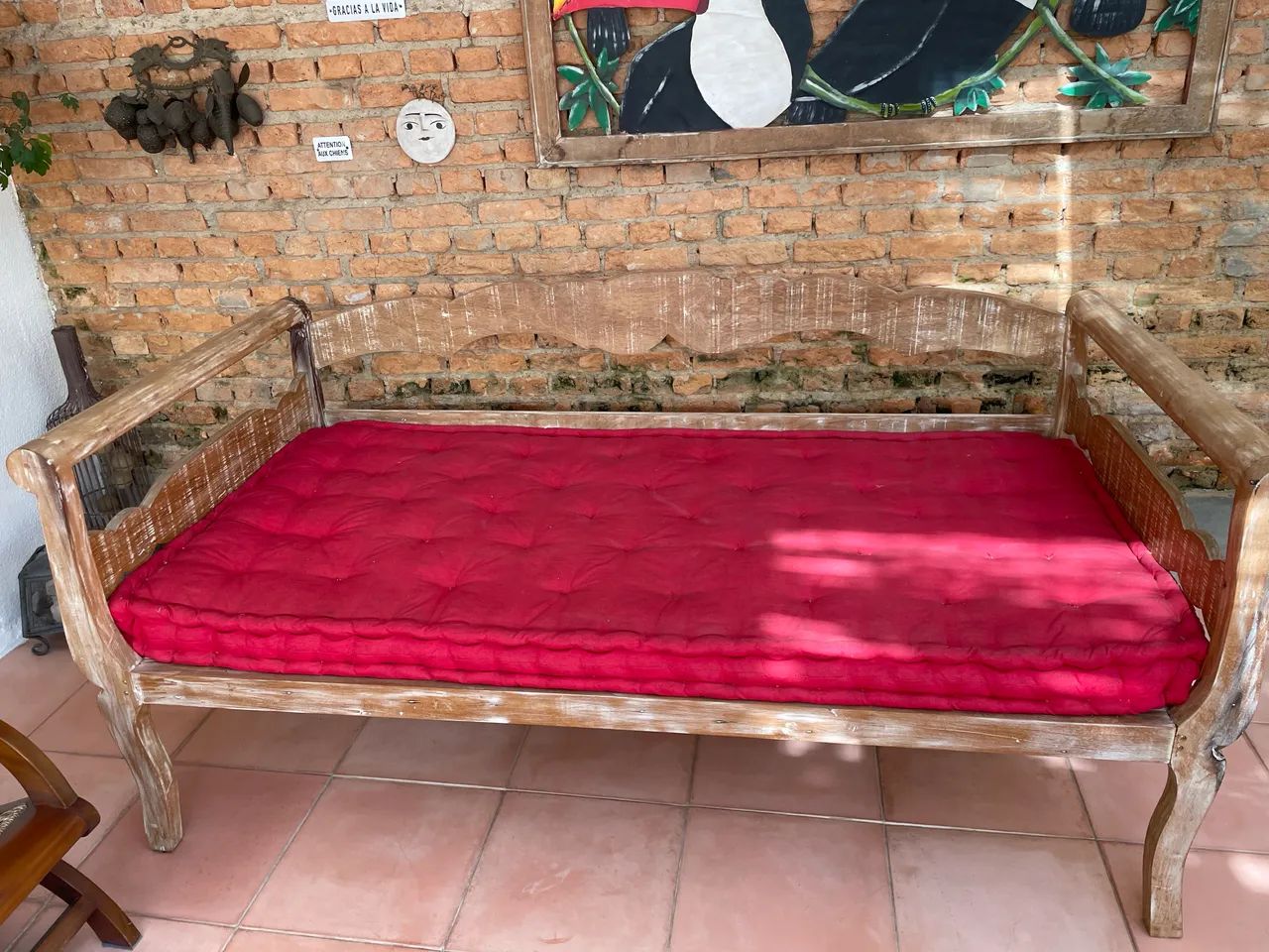 Sofá madeira demolição estilo Marquesa  - Foto 2