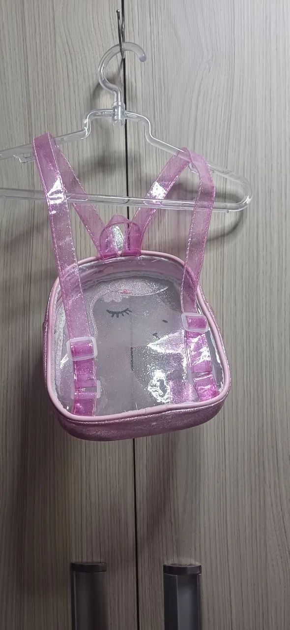 Mochila pequena Unicornio transparente - Foto 4