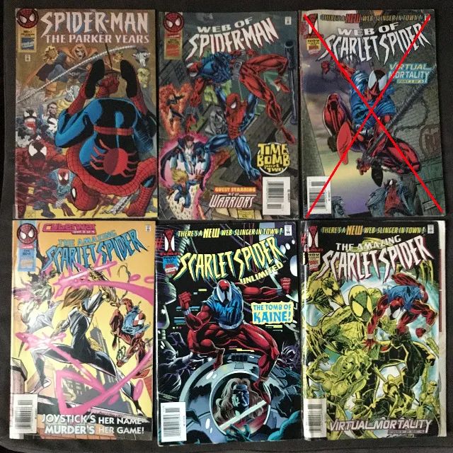 Lote Coleção HQs Gibis Quadrinhos Marvel Dc Spawn Importados e Raros - Foto 5
