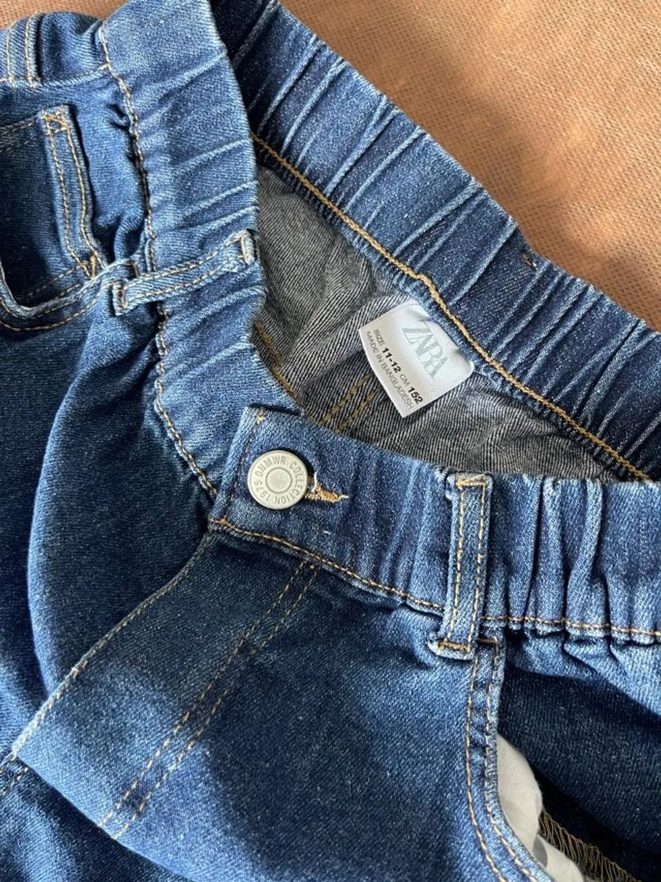 Calça Jeans Zara Kids Impecável - Tamanho 11-12 Anos - Foto 3