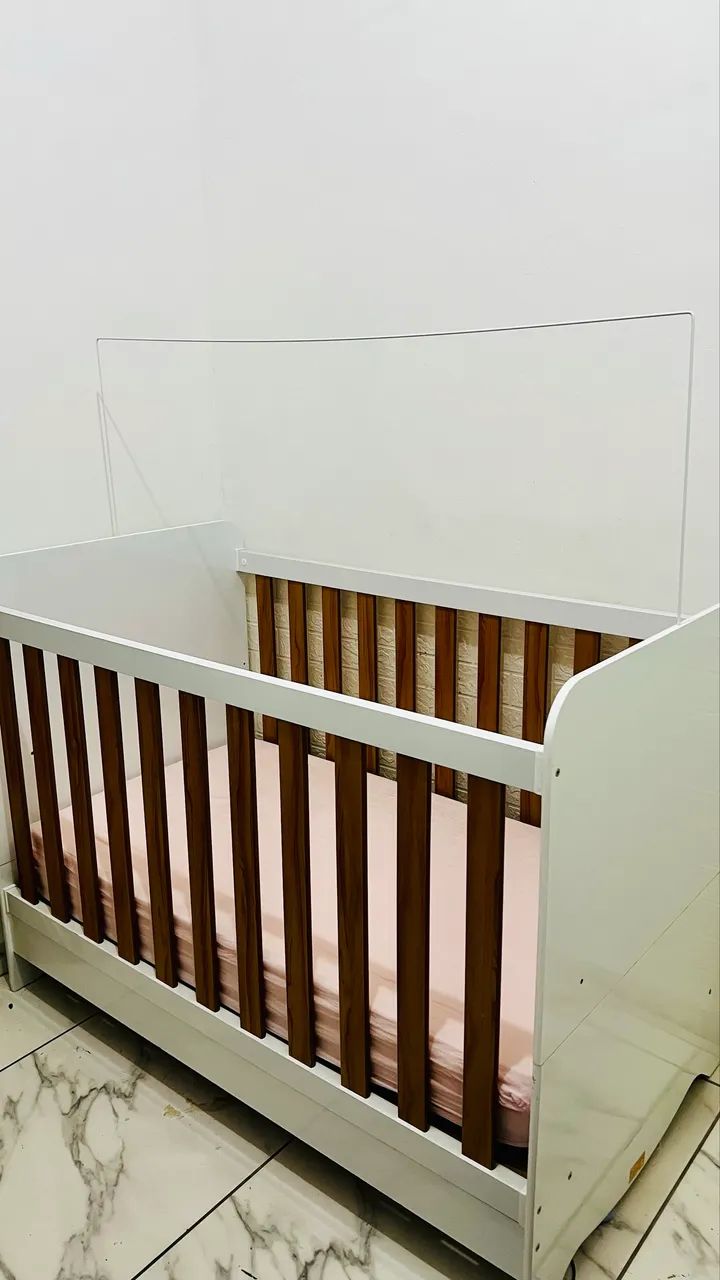 Berço MDF 3 em 1 sofá/cama - Foto 2