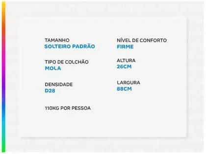 Cama Box Solteiro Gazin Esmeralda - NOVA, SEM USO! - Foto 4