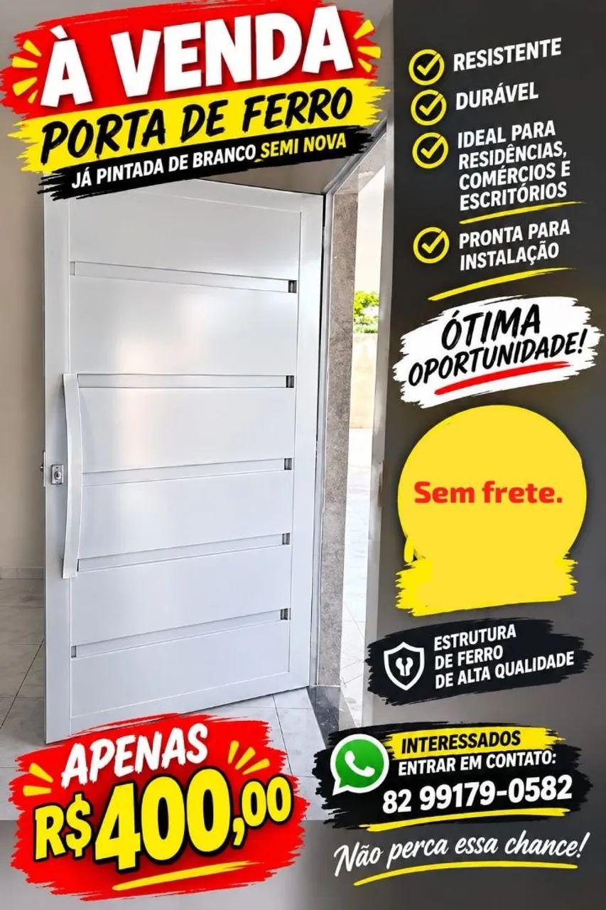 Porta de ferro 
