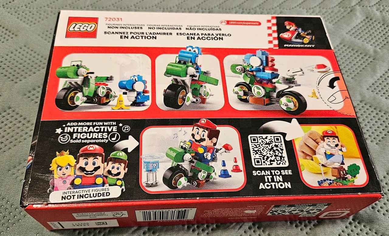 Lego® Super Mario: Mario Kart Moto Yoshi 72031 (Original e lacrado