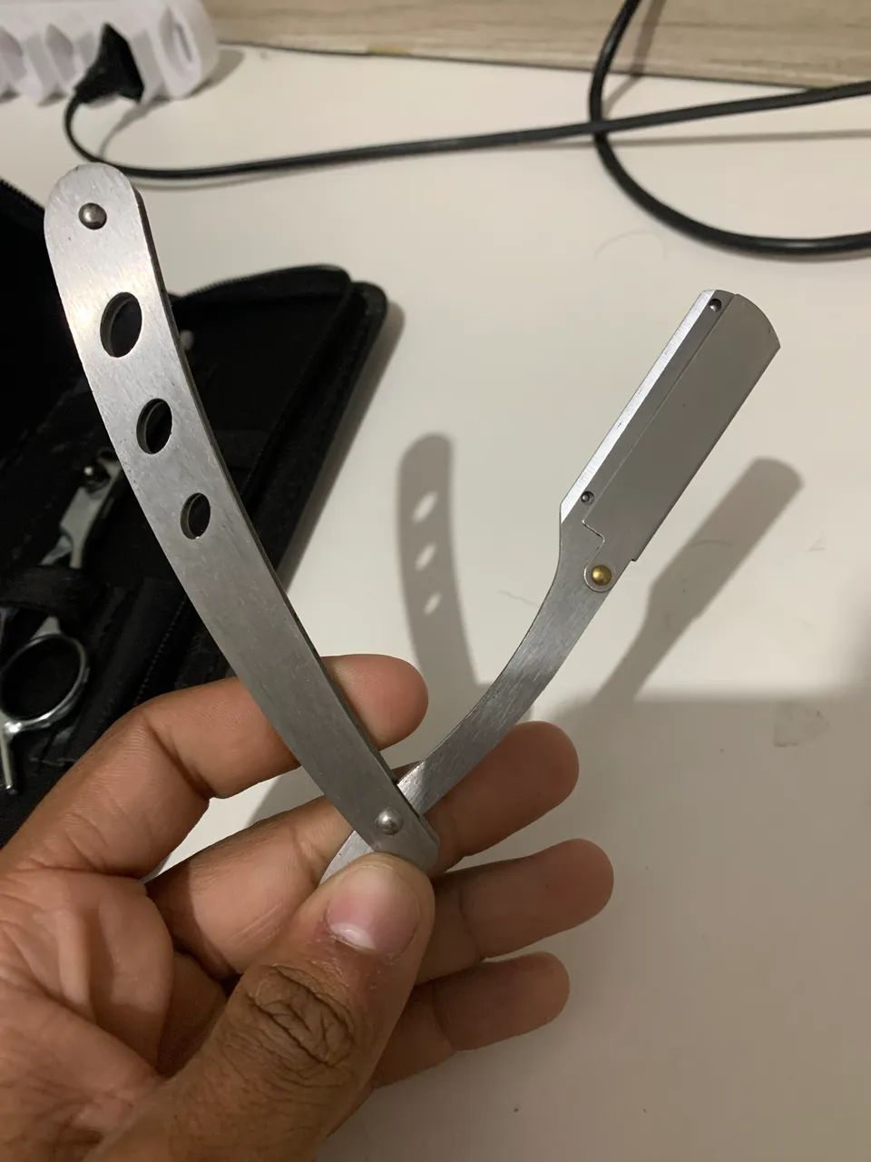 Kit tesouras e navalhete  - Foto 3