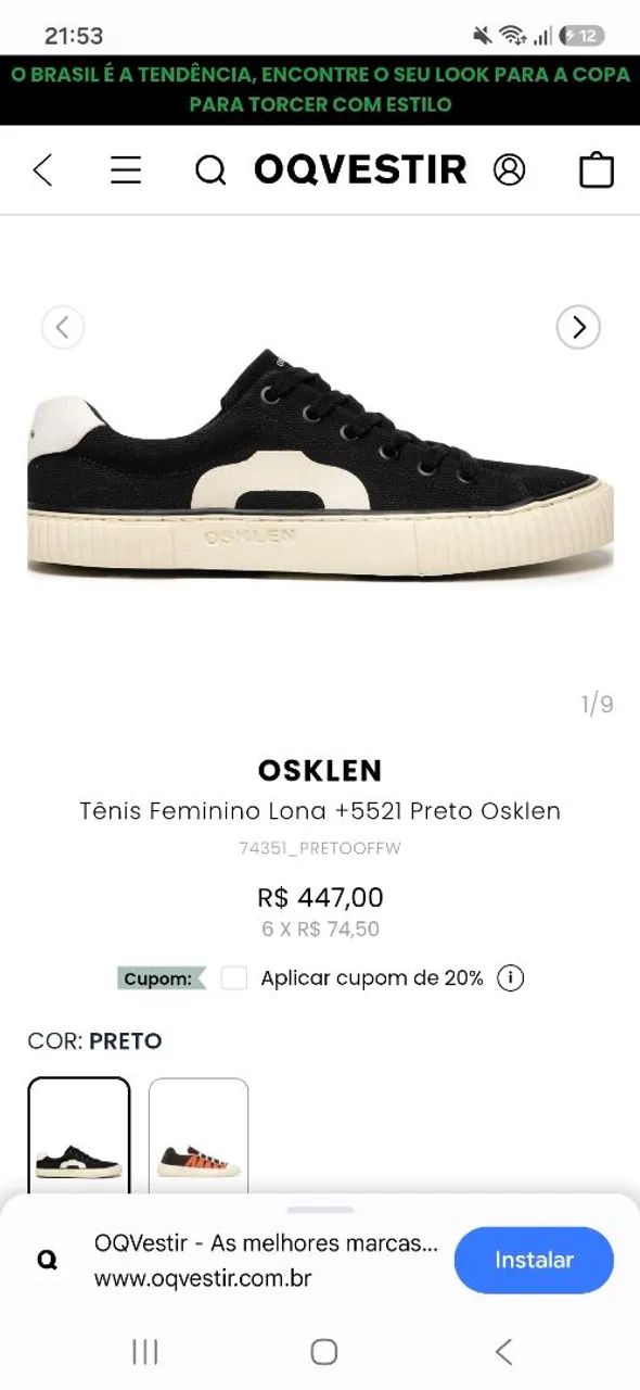 Tênis da Osklen  - Foto 5