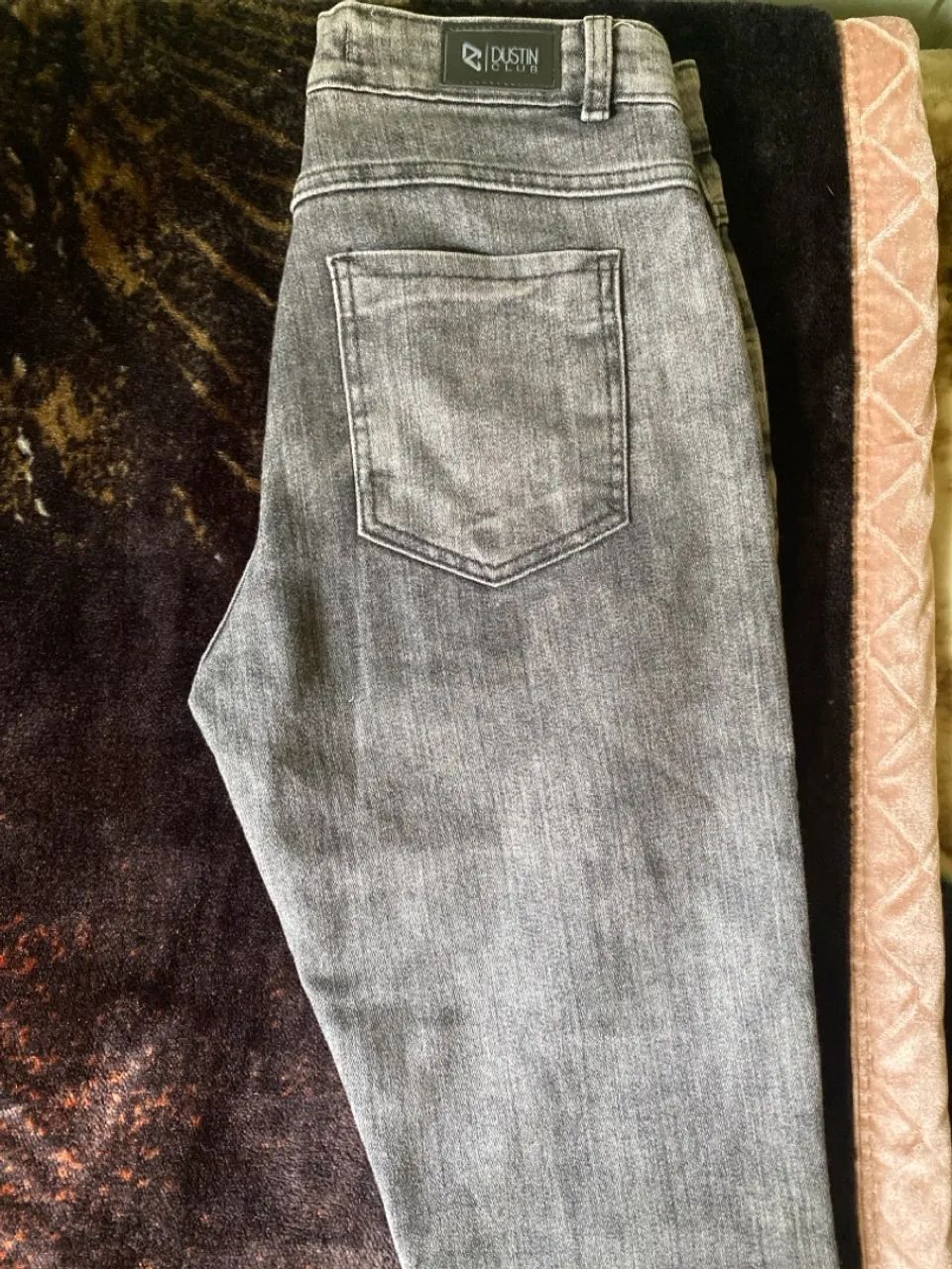 Calça jeans estonada masculina - Foto 2