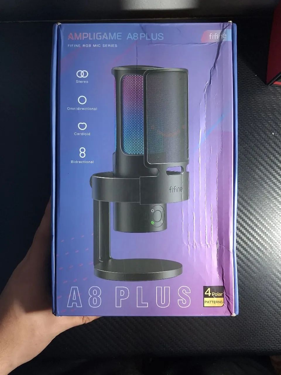 Microfone Gamer de Mesa FIFINE A8 PLUS - Foto 2
