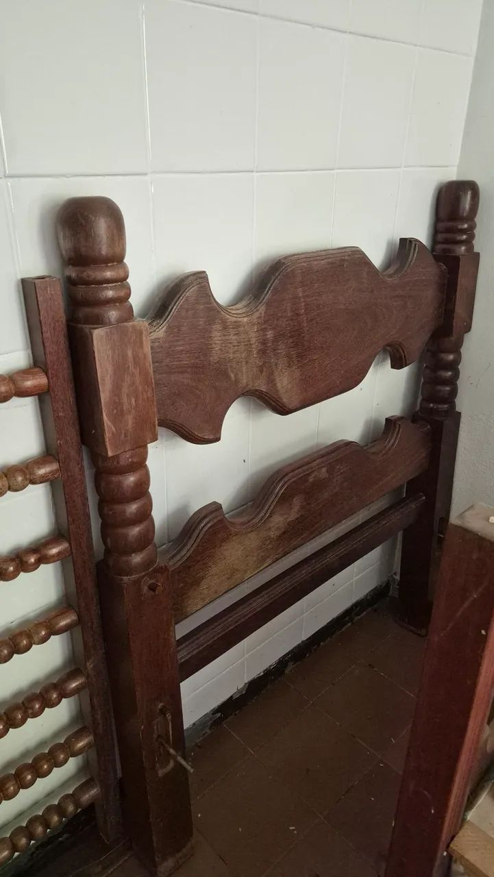 Cama de solteiro com colchão-usada - Foto 3