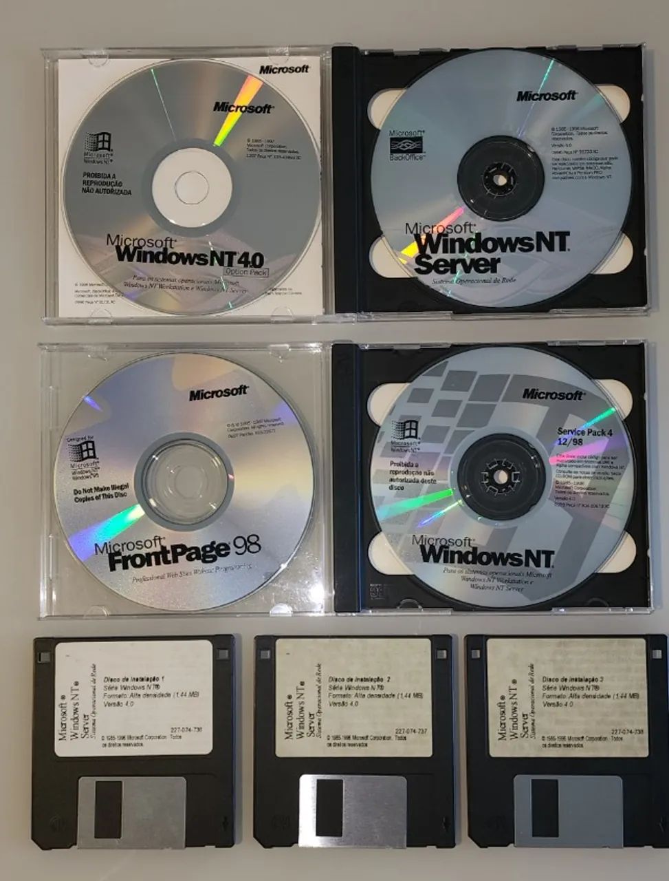 Microsoft Windows NT Server 4.0 - Original - Colecionadores