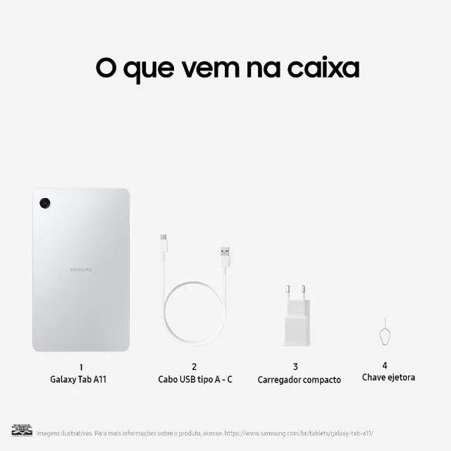 Tablet Samsung Galaxy TAB A11 128 GB Tela de 8.7 - Foto 3