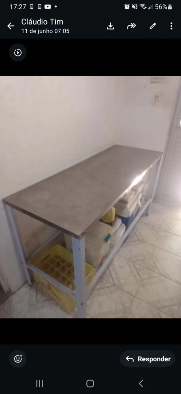 Mesa de cozinha industrial  - Foto 3