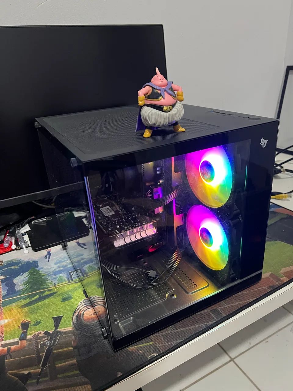 Pc gamer completo novo e garantia - R5 5500 + monitor 27 100HZ - loja wyll informática  - Foto 4